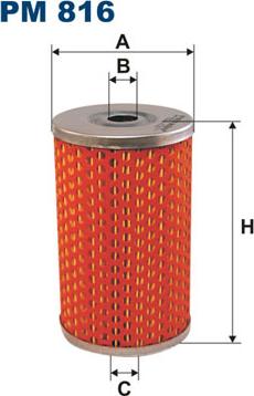 Filtron PM816 - Топливный фильтр autosila-amz.com