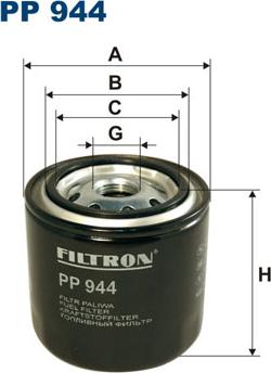 Filtron PP944 - Топливный фильтр autosila-amz.com