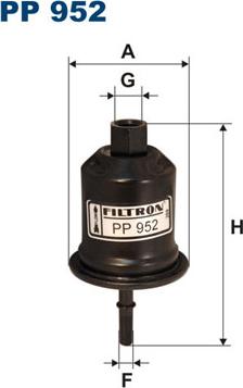 Filtron PP952 - Топливный фильтр autosila-amz.com