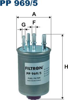 Filtron PP969/5 - Топливный фильтр autosila-amz.com