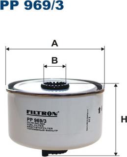 Filtron PP969/3 - Топливный фильтр autosila-amz.com