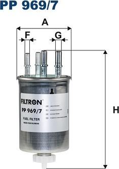 Filtron PP 969/7 - Топливный фильтр autosila-amz.com
