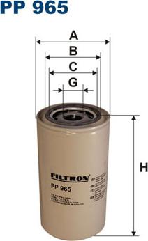 Filtron PP965 - Топливный фильтр autosila-amz.com