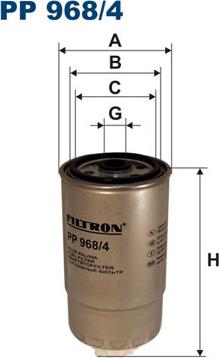 Filtron PP968/4 - Топливный фильтр autosila-amz.com