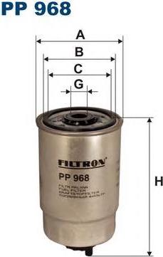 Filtron PP968/2 - Топливный фильтр autosila-amz.com