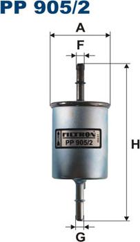 Filtron PP905/2 - Топливный фильтр autosila-amz.com