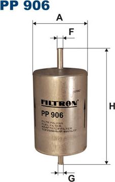 Filtron PP906 - Топливный фильтр autosila-amz.com