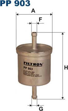 Filtron PP903 - Топливный фильтр autosila-amz.com