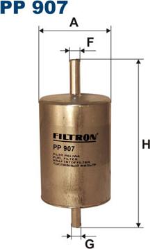 Filtron PP907 - Топливный фильтр autosila-amz.com