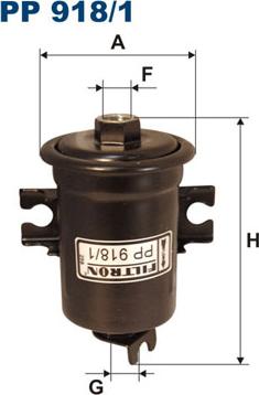 Filtron PP918/1 - Топливный фильтр autosila-amz.com