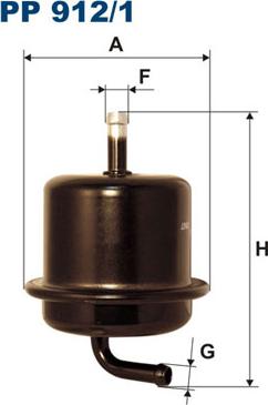 Filtron PP912/1 - Топливный фильтр autosila-amz.com