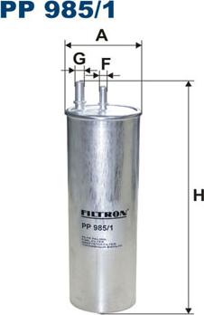 Filtron PP985/1 - Топливный фильтр autosila-amz.com