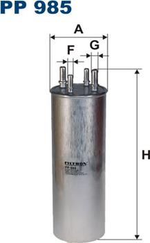 Filtron PP985 - Топливный фильтр autosila-amz.com