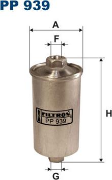 Filtron PP939 - Топливный фильтр autosila-amz.com