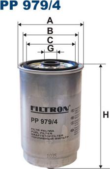 Filtron PP979/4 - Топливный фильтр autosila-amz.com