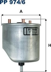 Filtron PP974/6 - Топливный фильтр autosila-amz.com