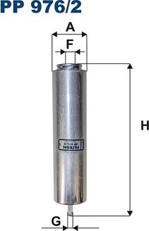 Filtron PP976/2 - Топливный фильтр autosila-amz.com