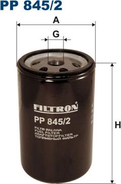 Filtron PP845/2 - Топливный фильтр autosila-amz.com