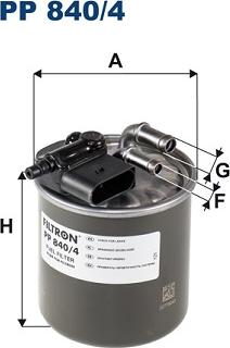 Filtron PP840/4 - Топливный фильтр autosila-amz.com