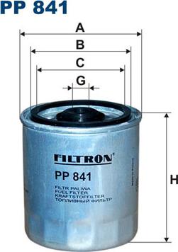 Filtron PP841 - фильтр топливный!\ MB Sprinter 2/3/4-t /W201/W202/W124/W210/W463/Vito 2.0D-3.5D 83> autosila-amz.com