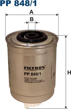 Filtron PP848/1 - Топливный фильтр autosila-amz.com