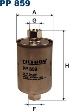 Filtron PP859 - Топливный фильтр autosila-amz.com