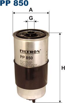 Filtron PP850 - Топливный фильтр autosila-amz.com