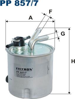 Filtron PP857/7 - Топливный фильтр autosila-amz.com