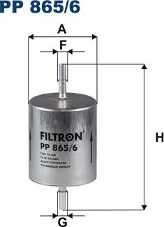 Filtron PP 865/6 - Топливный фильтр autosila-amz.com