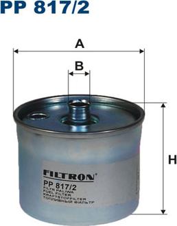 Filtron PP817/2 - Топливный фильтр autosila-amz.com