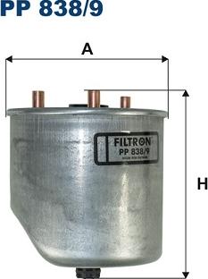 Filtron PP838/9 - Топливный фильтр autosila-amz.com