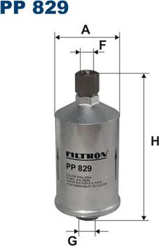 Filtron PP829 - Топливный фильтр autosila-amz.com