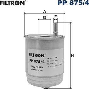 Filtron PP 875/4 - Топливный фильтр autosila-amz.com