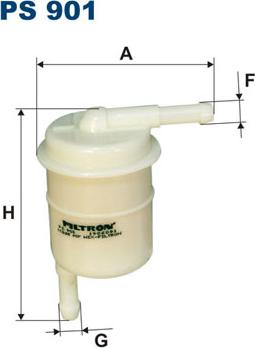 Filtron PS901 - Топливный фильтр autosila-amz.com