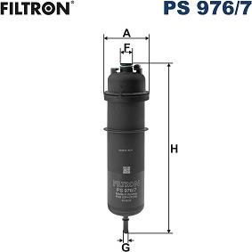 Filtron PS 976/7 - Топливный фильтр autosila-amz.com