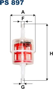 Filtron PS897 - Топливный фильтр autosila-amz.com