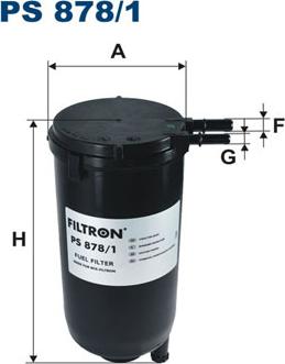 Filtron PS878/1 - Топливный фильтр autosila-amz.com
