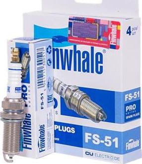 Finwhale FS51 - Свеча зажигания autosila-amz.com