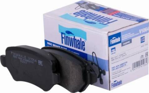 Finwhale V1064 - Тормозные башмаки, барабанные autosila-amz.com