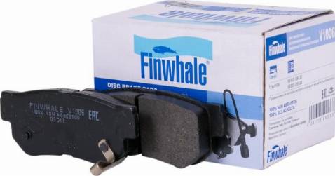 Finwhale V1006 - Тормозные башмаки, барабанные autosila-amz.com