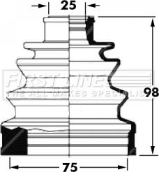 First Line FCB6031 - Пыльник, приводной вал autosila-amz.com