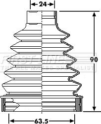 First Line FCB6201 - Пыльник, приводной вал autosila-amz.com