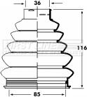 First Line FCB2360 - Пыльник, приводной вал autosila-amz.com