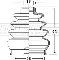 First Line FCB2767 - Пыльник, приводной вал autosila-amz.com