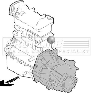 First Line FEM4198 - Подушка, опора, подвеска двигателя autosila-amz.com