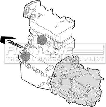 First Line FEM3273 - Подушка, опора, подвеска двигателя autosila-amz.com