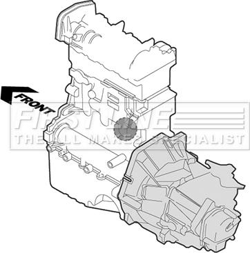 First Line FEM4421 - Подушка, опора, подвеска двигателя autosila-amz.com