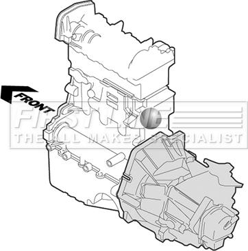 First Line FEM3252 - Подушка, опора, подвеска двигателя autosila-amz.com