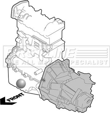 First Line FEM4304 - Подушка, опора, подвеска двигателя autosila-amz.com