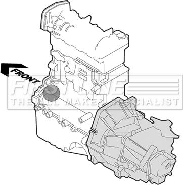 First Line FEM3932 - Подушка, опора, подвеска двигателя autosila-amz.com